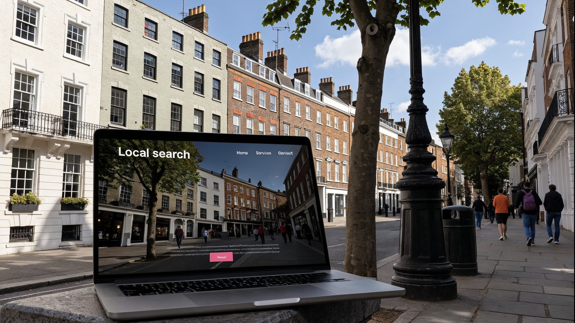 Search engine optimisation example layout