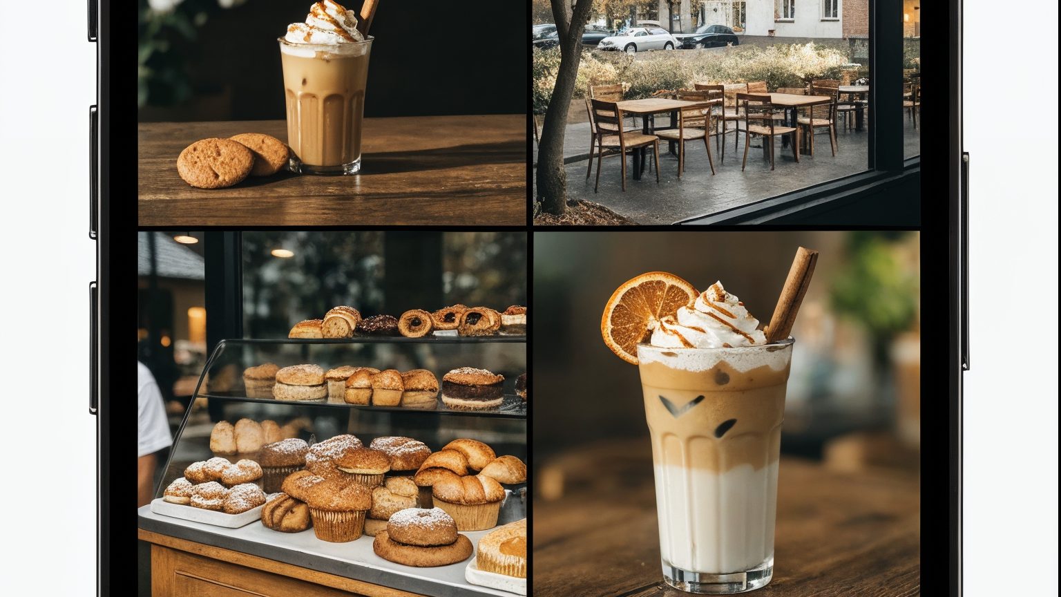 Social media marketing example layout